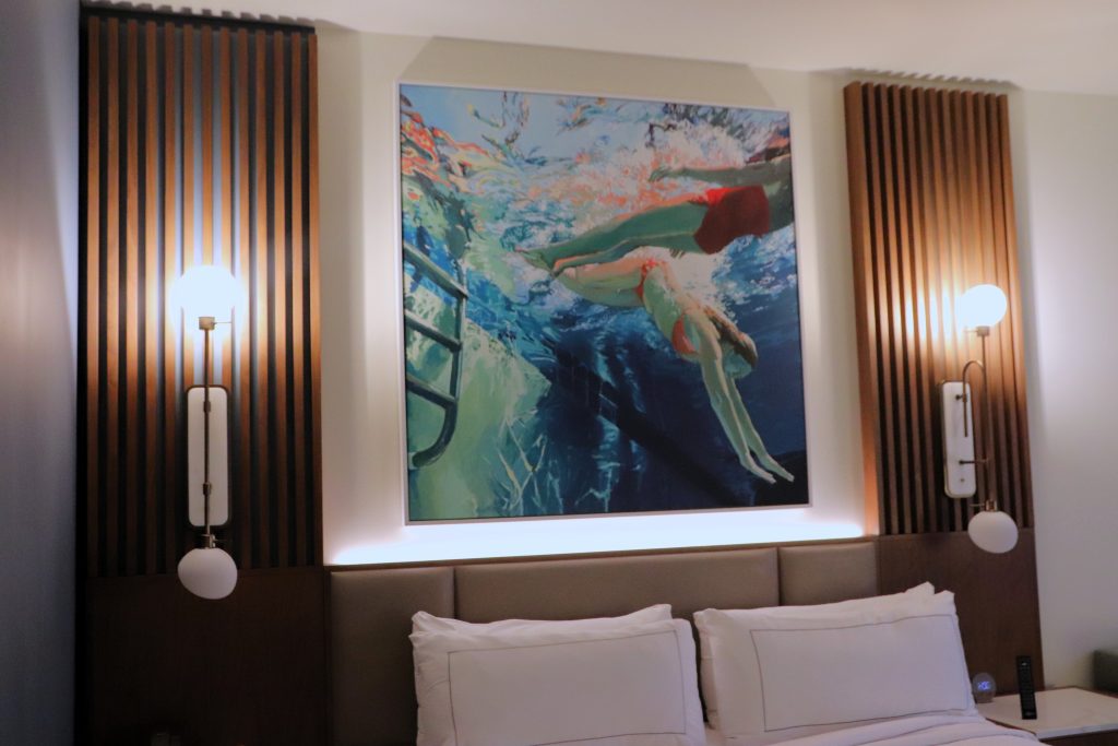 Diving painting